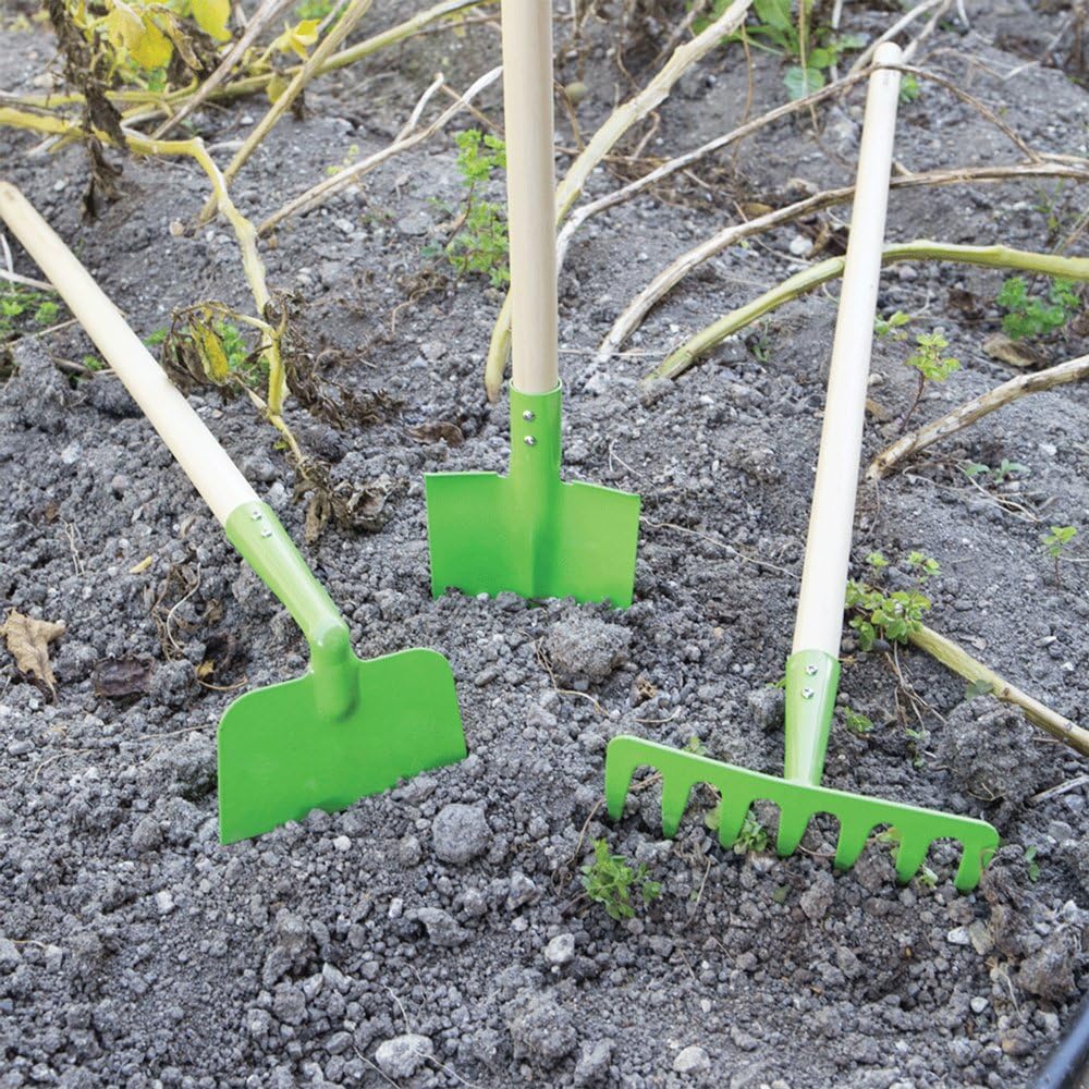 Bigjigs Toys Children's Long Handled Gardening Shovel with Wooden Handle - Image 4