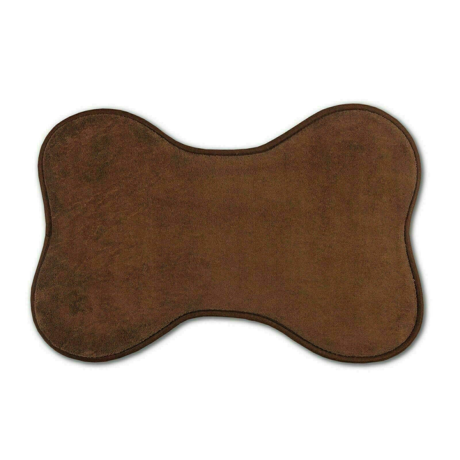 COMFY300 Bone Shaped Pet Mat (40 X 60, Brown)