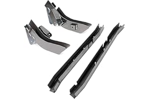 7BLACKSMITHS Rear Trail Arm and Center Skid Plate Frame Rust Repair Kit Compatible With 1997-2002 Jeep Wrangler TJ (2 Packages)