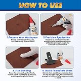 GleamGlee Leather Glue 35g Clear Waterproof Fast-Drying Bond view 8