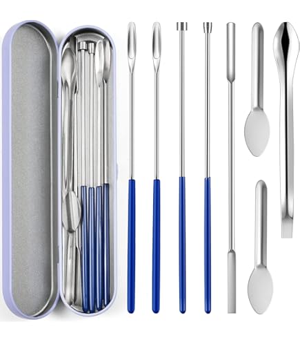Deep Jar Spoon 12 Inch Uxcell 30cm Stainless Steel Lab Sampling Spoon ...