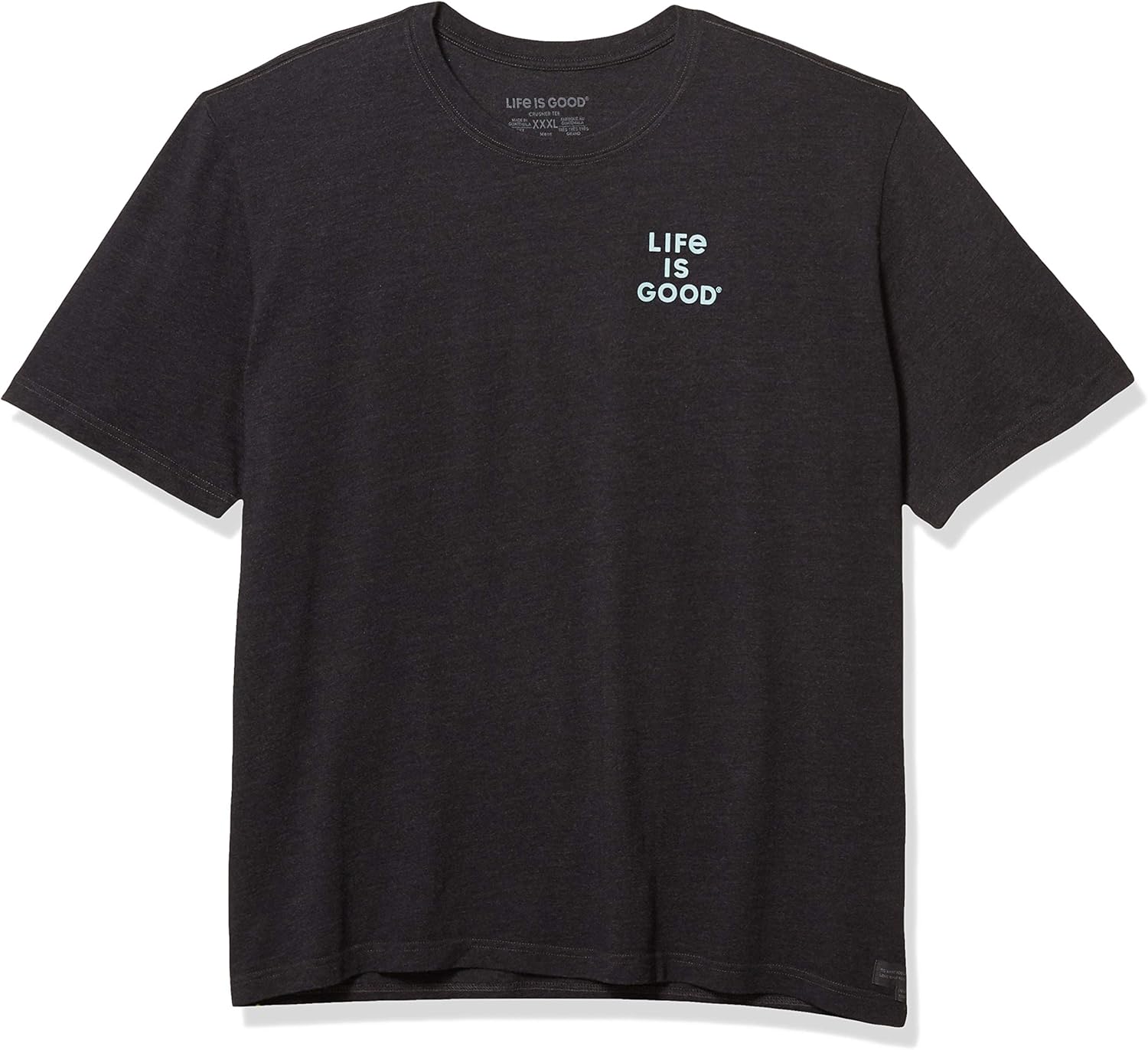Life is Good Mens Crusher Pet Graphic T-Shirt: Clothing