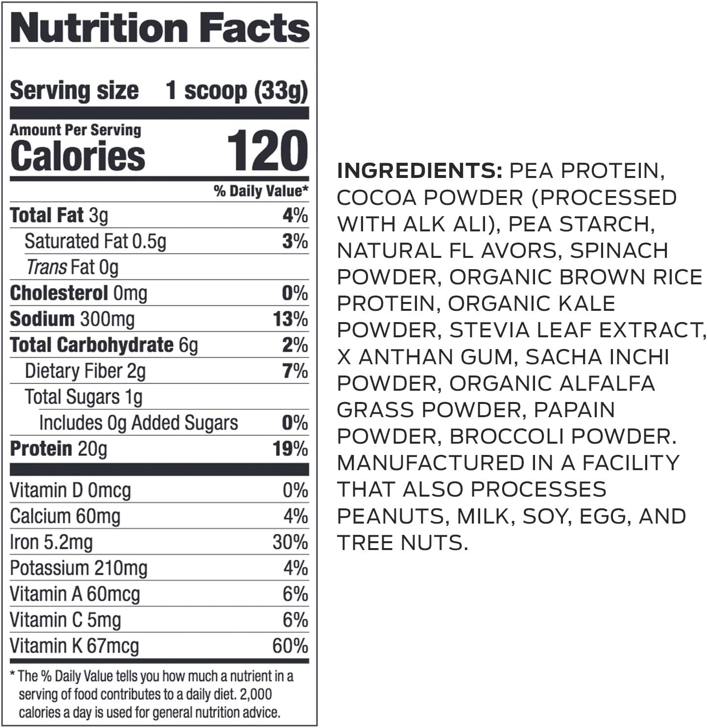 Vega Protein and Greens, Chocolate, Plant Based Protein Powder Plus Veggies - Vegan Protein Powder, Keto-Friendly, Vegetarian, Soy Free, Dairy Free, Lactose Free (25 Servings, 1 lb 12.7oz): Health & Personal Care