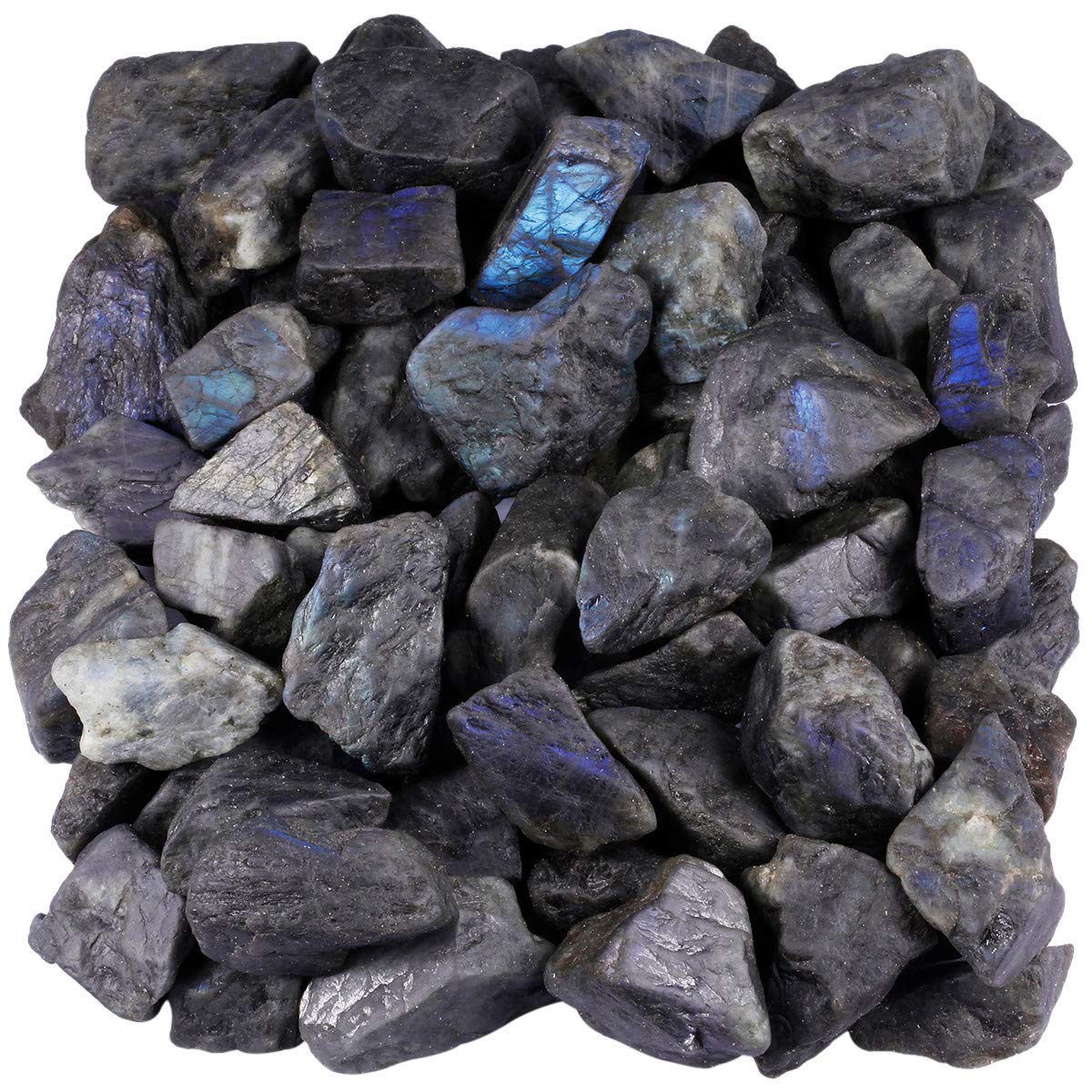 KYEYGWO Aquarium Natural Crystal Stones for Decoration, Decorative Stones and Gravel for Garden Vase Plant Pots Fish Tank 1 Pound