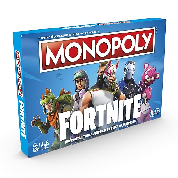 hasbro monopoly e6603103 edizione fortnite gioco da tavolo versione in lingua italiana amazon it giochi e giocattoli - telefono pizza fortnite posizione