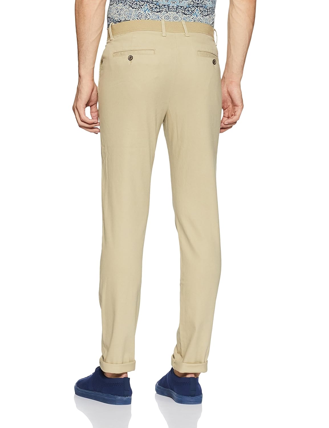 arrow sports men's straight fit casual trousers