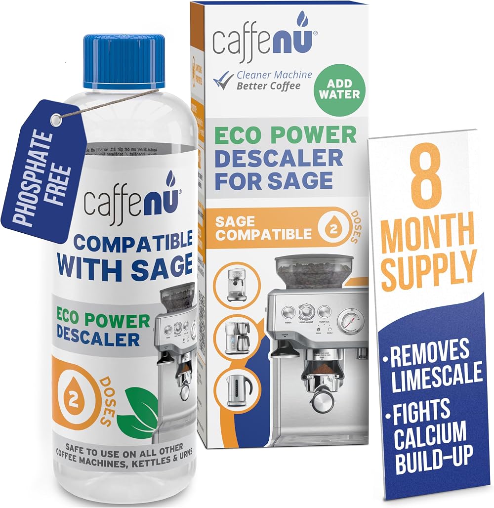 Caffenu Descaler for Sage & Breville Coffee Machines 200ml 2 Uses
