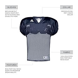 Russell Athletic Stock Practice Jersey Navy 3XL