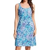 Women’s UPF 50+ Tank Dress A-Line with Pockets Breathable Quick Dry Sun Protection for Hiking Camping Beach Outdoor