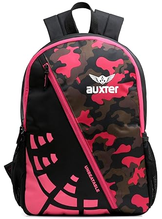 AUXTER UNB 30 LTR Pink School Bag Casual Backpack with Laptop Compartment