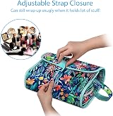 FINPAC Portable Toiletry Travel Wash Bag Jungle Night Large Water Resistant view 3