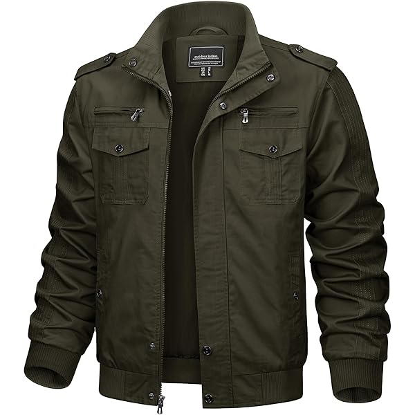 ジャケット・アウター military jacket Vintage RNA Flying Gear AF 1003 Punk Military Army Zip-up