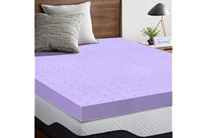 BedsPick Mattress Topper Twin XL Memory Foam, 3 Inch Gel Mattresses Pad Extra Long Twin for Back Pain Relief, Plush College Dorm Bed Toppers for RV, Camp, Couch, Bunk and Hospital