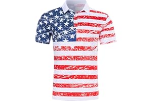 uideazone Golf Shirts for Men Dry Fit Polo Shirt Short Sleeve Moisture Wicking Golf Polos Performance Golf Tennis Shirt