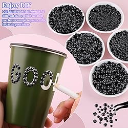 25000Pcs Resin Jelly Rhinestones with Tweezers for