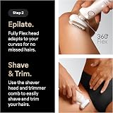 Braun Silképil 9 Flex Epilator SkinSpa All-in-One Set 360° Head Wet Dry view 4
