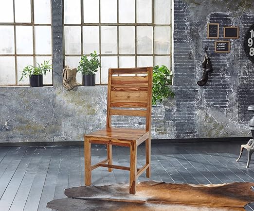 Wolf Mobel Kuchenstuhl Shan Sheesham Shina Massivholz Esszimmerstuhl Amazon De Kuche Haushalt