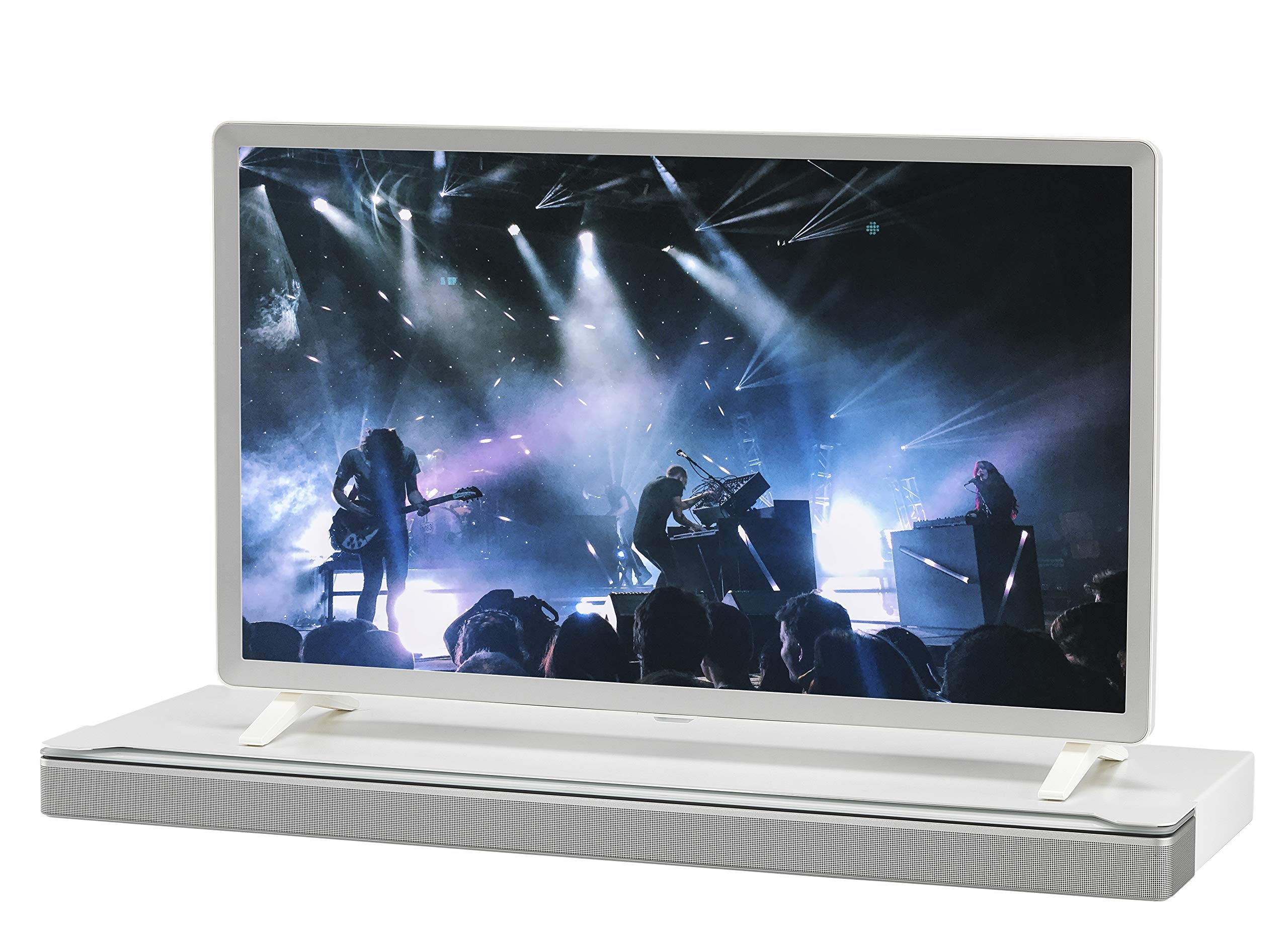 SoundXtra TV Stand for Bose SoundTouch 300 & Bose Soundbar 700 - White SDXBSB7ST1011