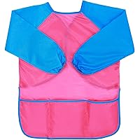 ICovalescent Grembiule Da Pittura Bambini, Grembiulino Impermeabile Maniche Lunghe Con Tasche Per Scuola Pittura Cucina - Giochi E Prodotti Per L'Età Evolutiva - Foto 4
