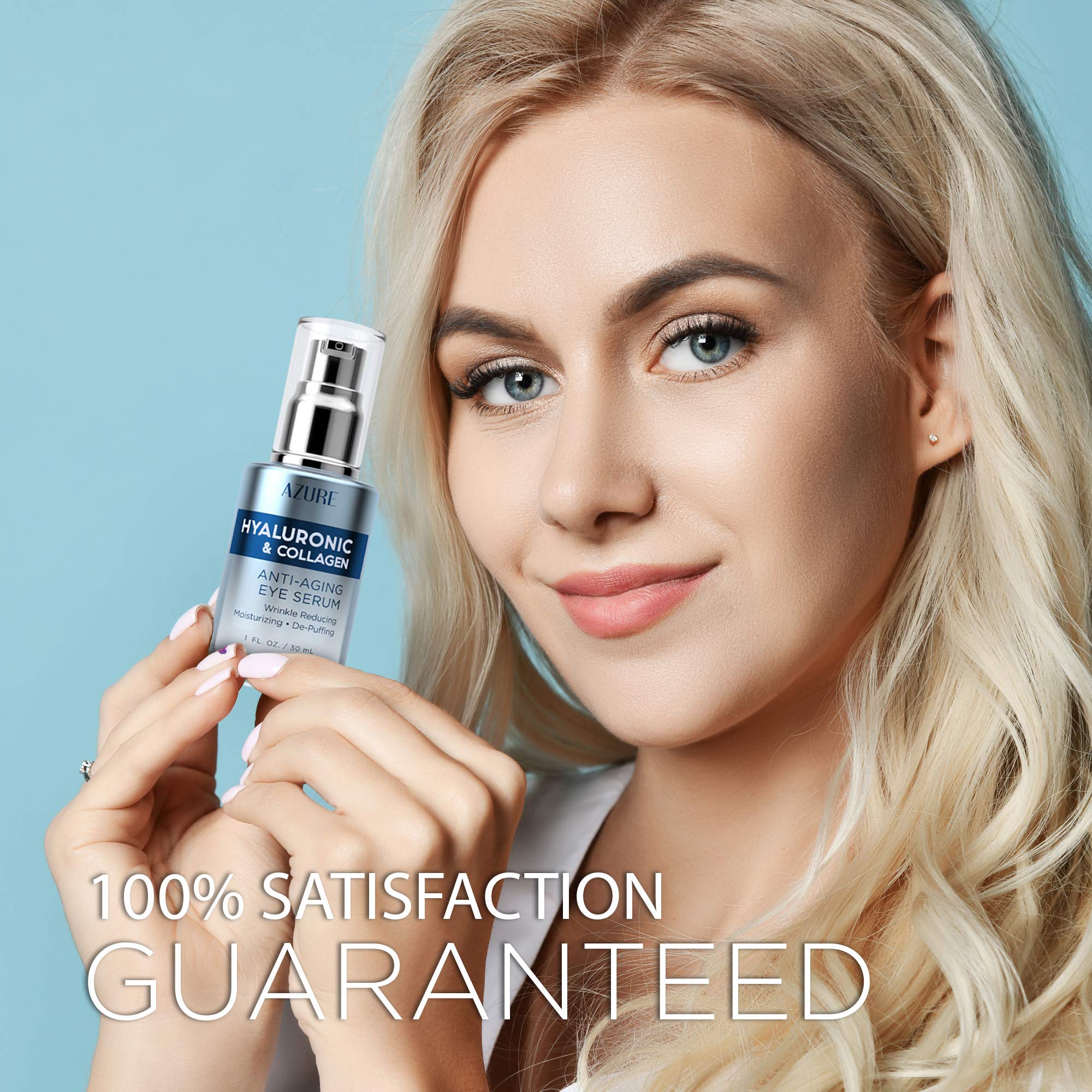 azure hyaluronic and collagen eye serum