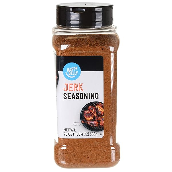 AMAZON BRAND – HAPPY BELLY JERK SEASONING, 1.25 POUND (PACK OF 1)