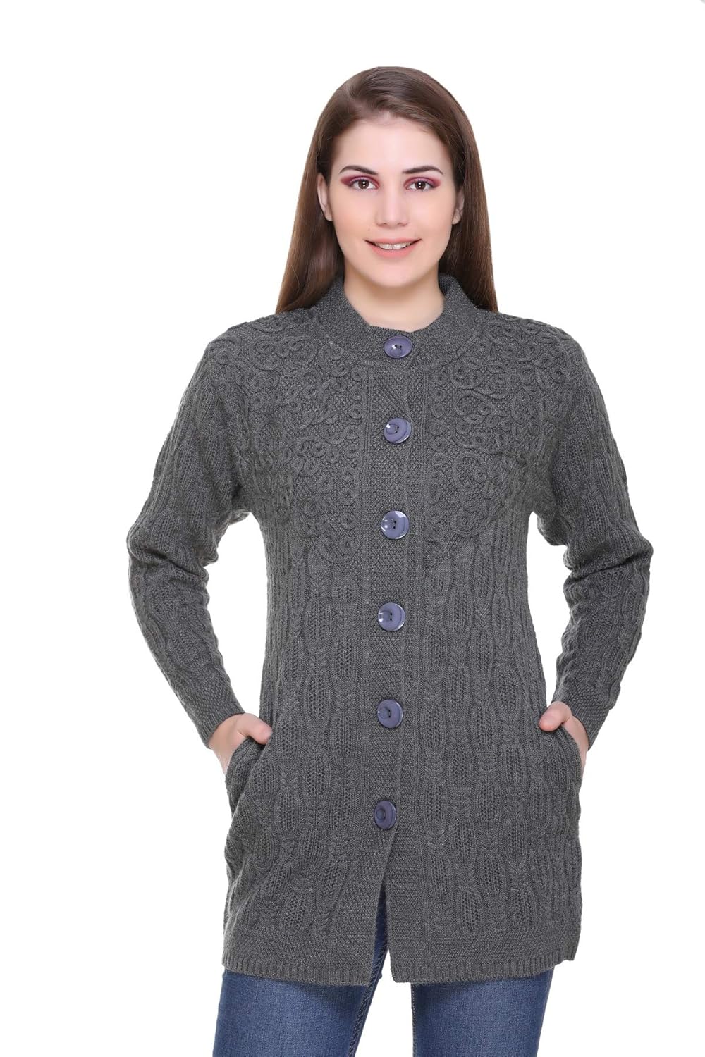 zoravie women's winter woolen coat