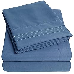 1500 Supreme Collection Twin XL Sheet Sets Denim