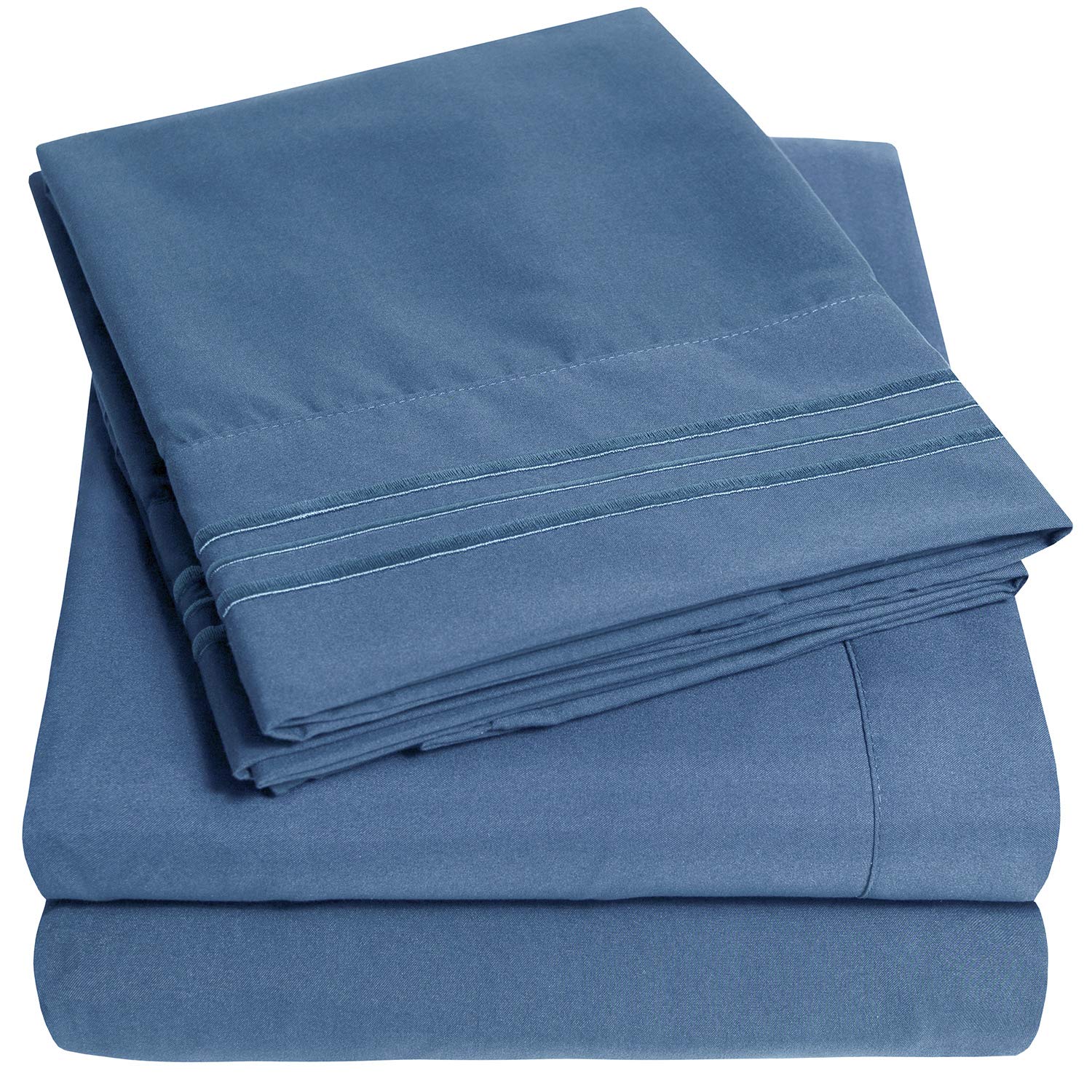 1500 Supreme Collection Twin XL Sheet Sets Denim