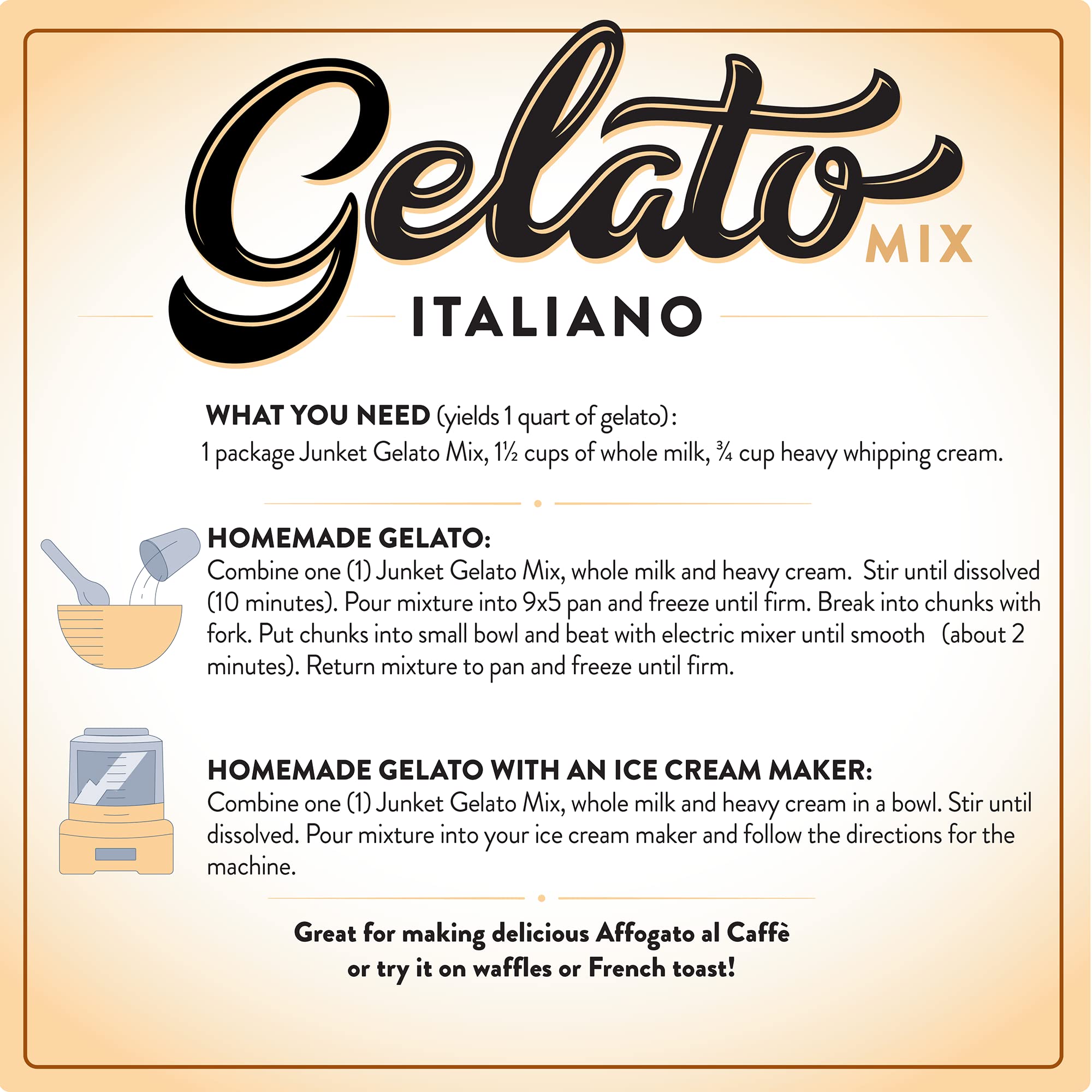 Junket Gelato Mix Strawberry Cheesecake Homemade Gelato Ice Cream Mix