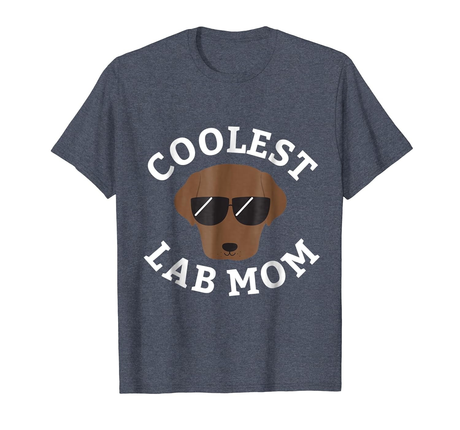 Coolest Chocolate Lab Mom Shirt for Labrador Dog Lovers-anz