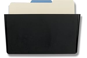 Officemate Wall File Letter Size, Black (21432)