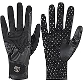 Harrison Howard All-Season Horse Riding Gloves, Riding Gloves Equestrian Women with Non-Slip Silicone Palm Adds Rein Control