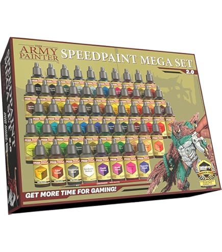 Amazon.com: The Army Painter, Speedpaint Wargamers Mega Paint Set