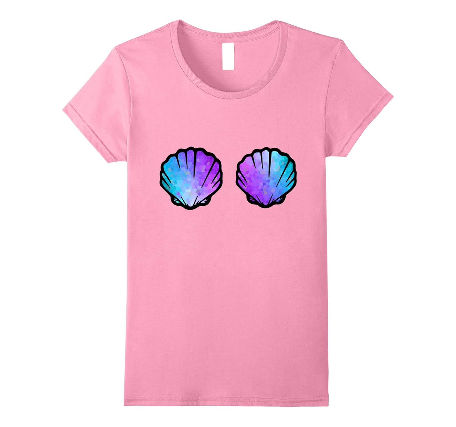 Womens Mermaid Shell Bra TShirt Top for Mermaid Fish Scale Leggings-ANZ