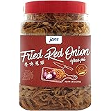 Jans Crispy Fried Red Onion | Garnishing, Seasoning, Topping | Large 8 oz