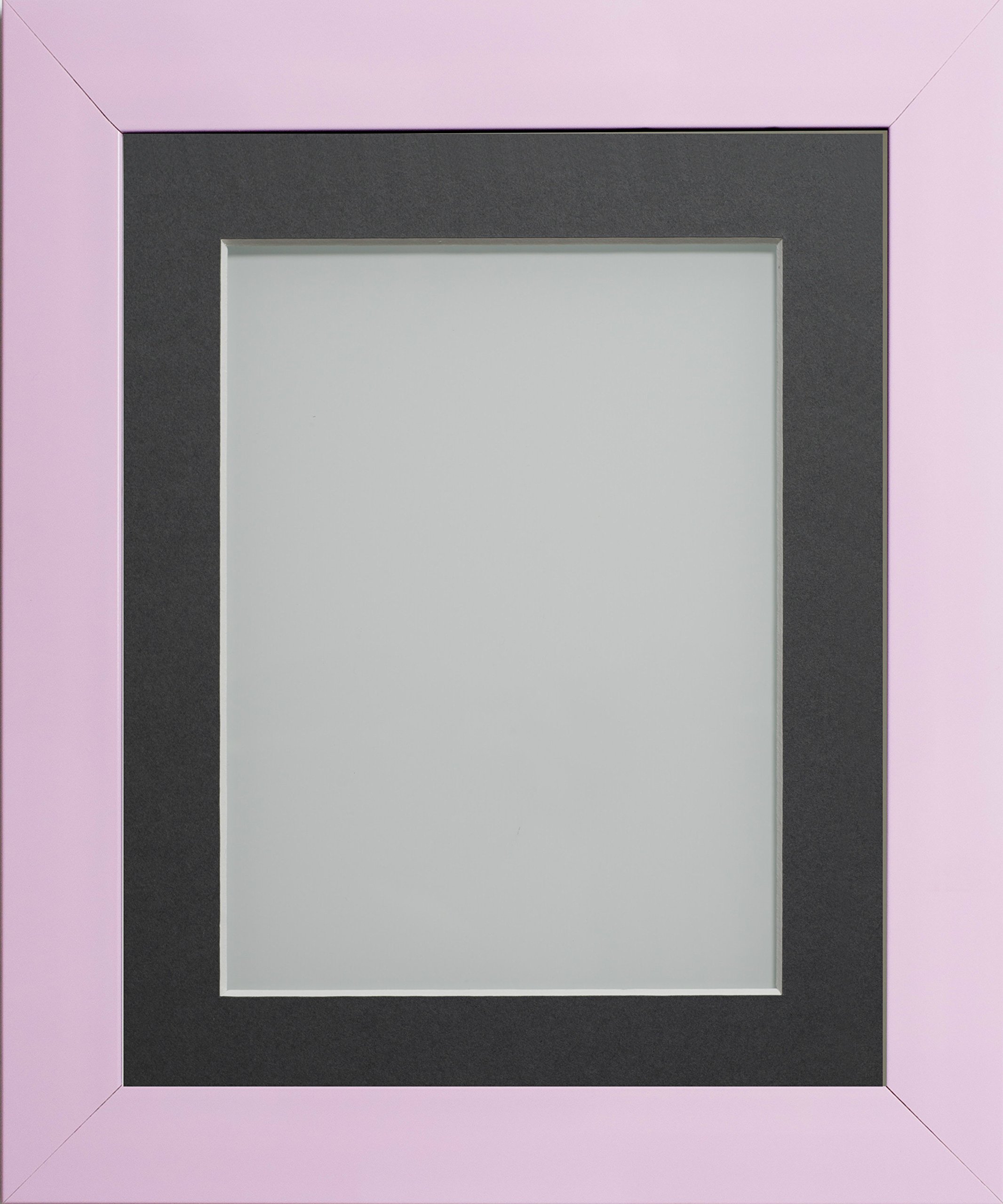 Frame Company Candy Range Peony Picture Photo Frames with Grey Mount, 9x7 for 7x5 *Choice of Sizes and Colours* Fitted with Real Glass