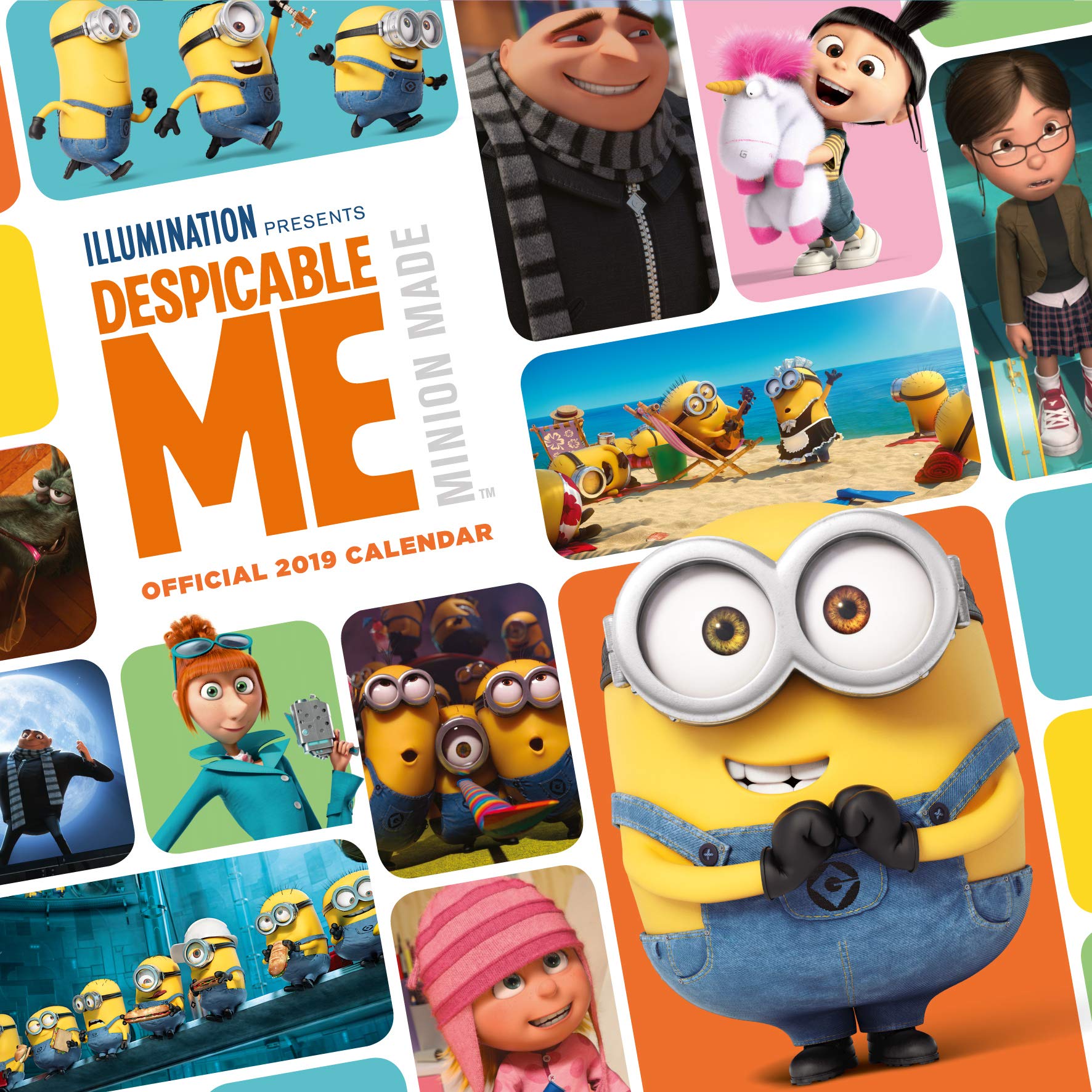 Despicable Me Official 19 Calendar Square Wall Calendar Format Amazon Co Uk Despicable Me Books