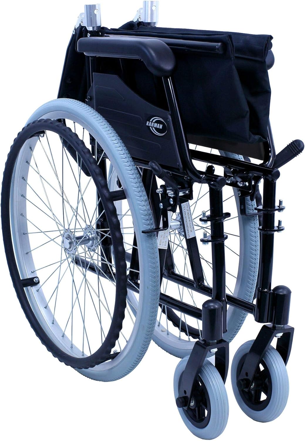 Karman 24 pounds LT-980 Ultra Lightweight Wheelchair Black: Health & Personal Care