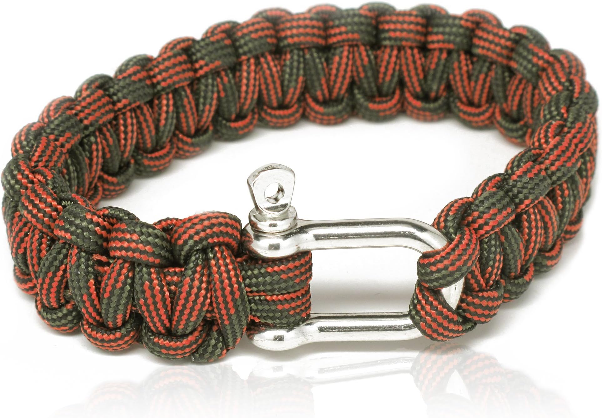 RokTek Premium Paracord Survival Bracelet - 7-9" Strap w Alloy Buckle - Converts to 10 Feet of Ultra Strong 350 Spec Paracord - Lifetime Warranty - Ultimate Paracord Bracelet for Outdoor Sports Lovers