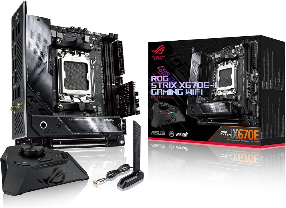 ASUS ROG Strix X670E-I Gaming WiFi Mini-ITX AM5 Motherboard PCIe 5.0 DDR5