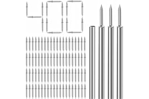 Thiravynne 400pcs Double Headed Skirting Nails, Seamless Traceless Design, No Pre-Drilling, High-Strength Carbon Steel, Anti-