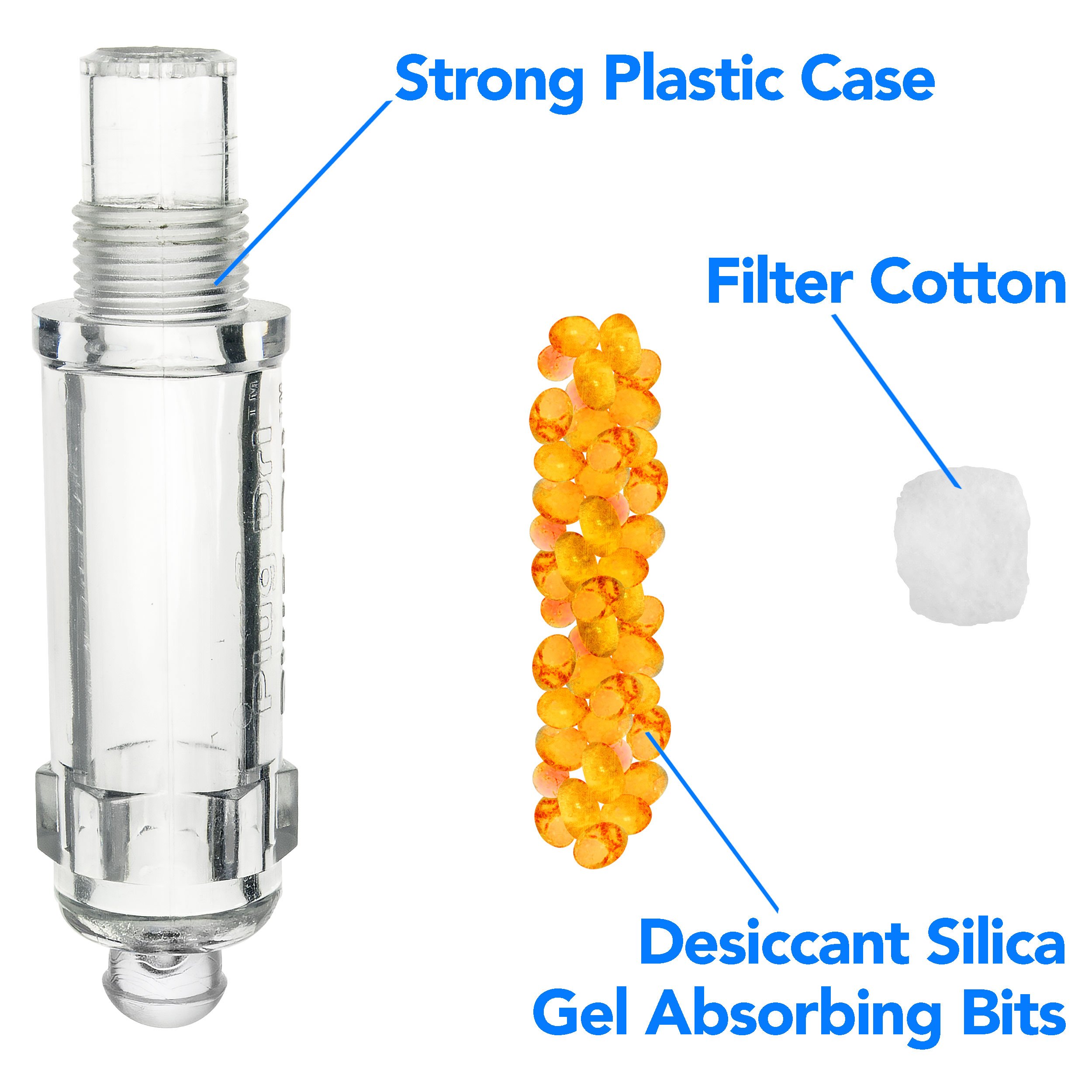 Galleon PlugDri Orange 18mm Dehydrator Engine Desiccant Silica Gel