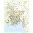 Gifts Delight Laminated 24x30 Poster: Road map of Bangladesh