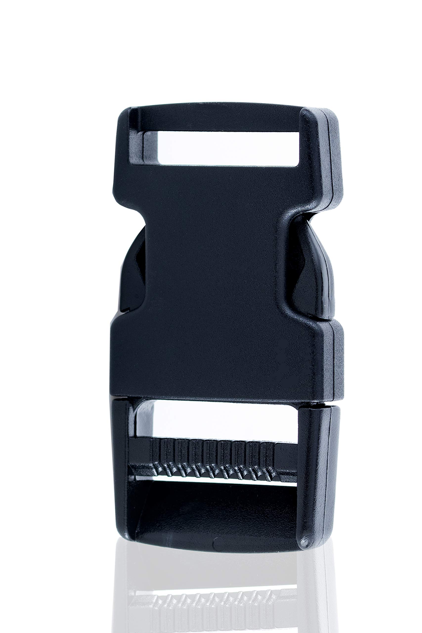 Sunmondo Buckles, 2 pieces, 25 mm, plastic click closure, clip fastener, buckle fastener, replacement buckle, buckle for backpack, clip fasteners for backpack.