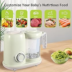 AMZBABYCHEF Baby Food Maker, 4 in 1 Baby Food