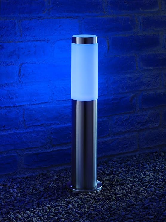 Luz al aire libre del poste de la trayectoria del jardín del acero