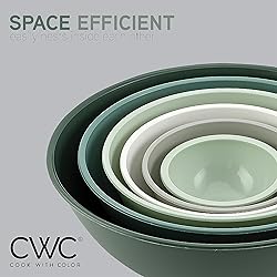 COOK WITH COLOR Mixing Bowls with Lids - 12 Piece