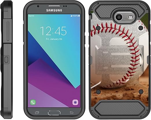 Amazon Com Turtlearmor Compatible With Samsung Galaxy J3 Emerge Case J3 17 J3 Prime Case Armor Pro Heavy Duty Full Body Kickstand Holster Belt Clip Armor Case Sports And Games