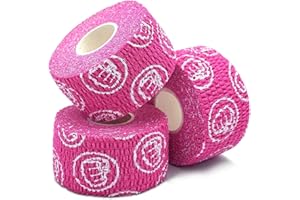 WOD Nation Flexible Hook-Grip Athletic Tape – Easy-Tear, Sweat-Proof Thumb & Finger Strips for Weightlifting