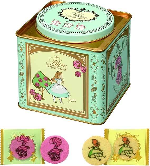 Amazon スイートプラザ ディズニーふしぎの国のアリス クッキーアソート缶 10個 スイートプラザ ビスケット クッキー 通販
